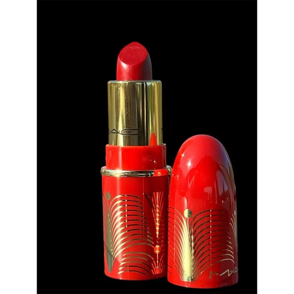 MAC Holiday 2024 Mini Lustreglass Lipstick Money Maker